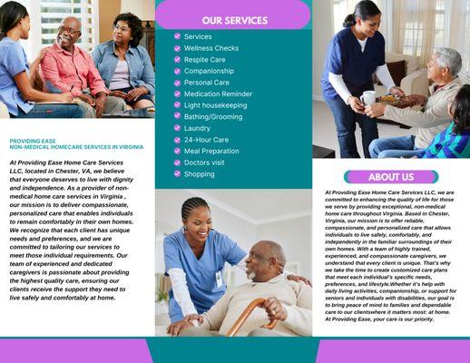 Providing Ease Residential Services