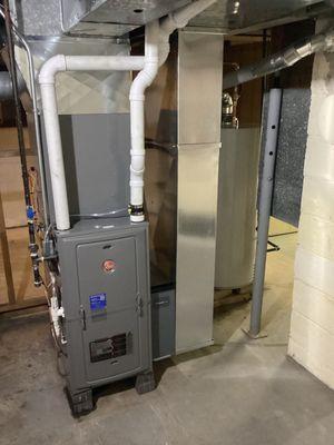 New furnace install.