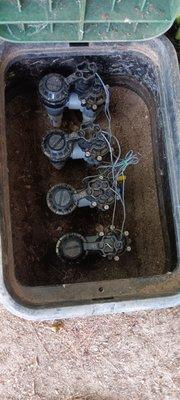 4 sprinkler valves