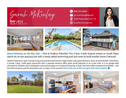 Sarah McKinlay - Keller Williams LRGV