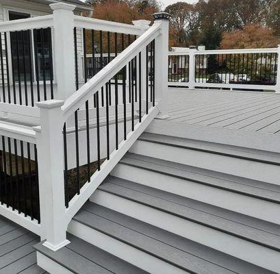 Custom outdoor deck build by Lorett's remodeling in Tulsa
