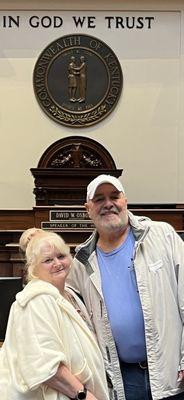 Visiting the State Capitol!