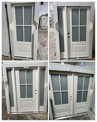 Exterior Fiberglass Doors Painted