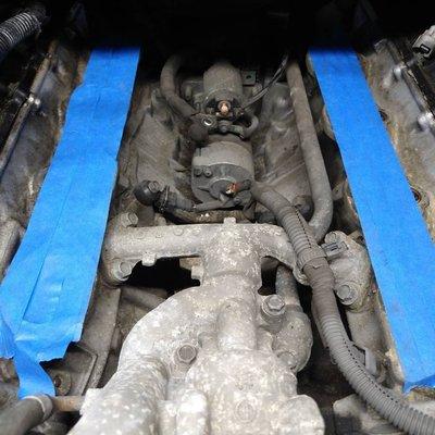 Replacing Starter on an Infinity QX60. Vehicle is now starting properly.