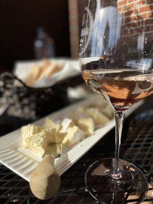 Mt. Tam cheese with Kale Rosé