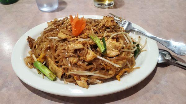 Noodles with chicken - medium hot