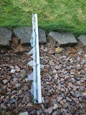 Demo material found in yard