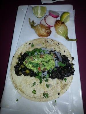 Huitlacoche taco