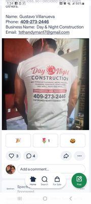 Day and Night Construction