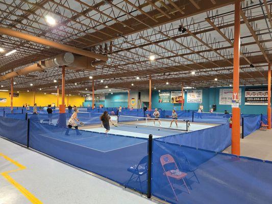 I think every porch is occupied.