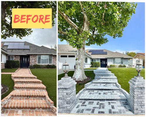 Limewash Exterior painting