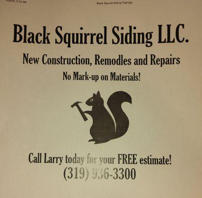 Black Squirrel Siding