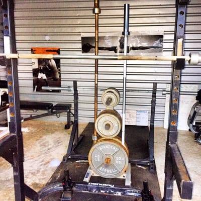 A shot of one of our training areas.