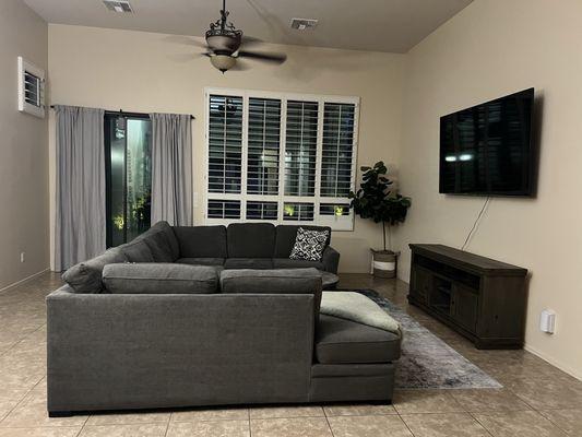 Love our new couch!!!