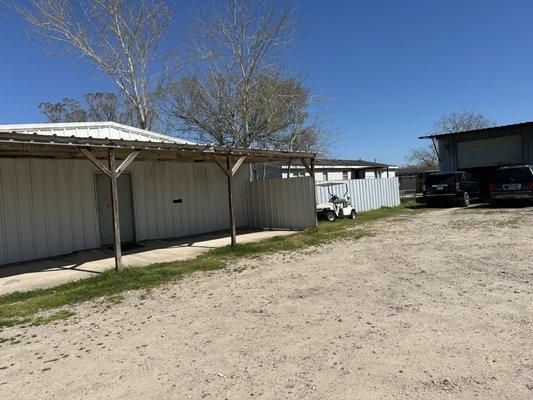 Climate Controlled units inside this building.