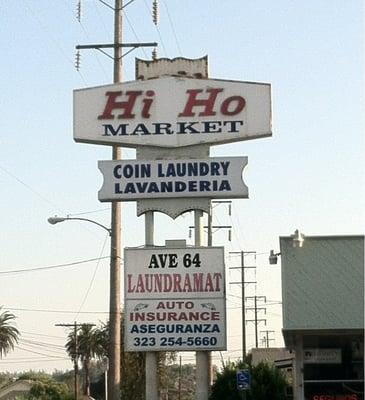 The welcoming sign that is Hi Ho Market.