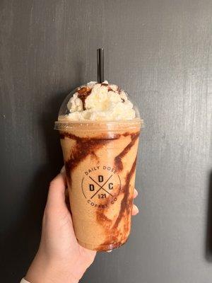 Chocolate blended coffee