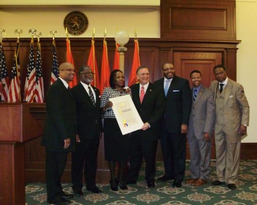 Millicent Clarke Esq., Owner of Clarke & Associates recognized by Nassau County and CBC at Caribbean Leadership Breakfast.