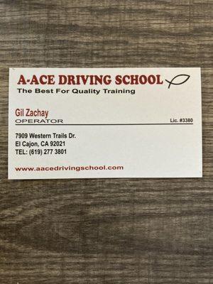 A Ace Driving School