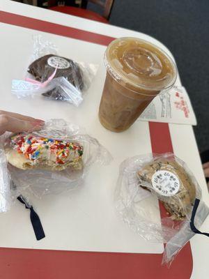 Cookies and Iced Americano