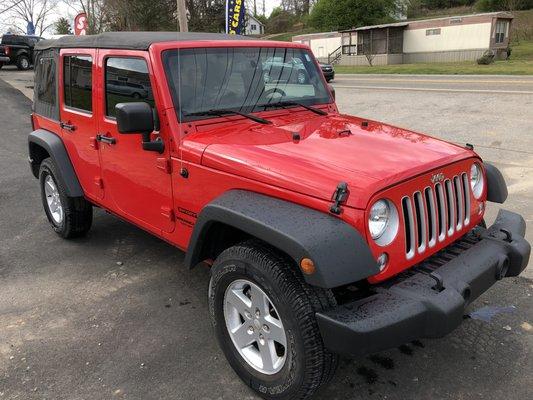 Jeep JK Red