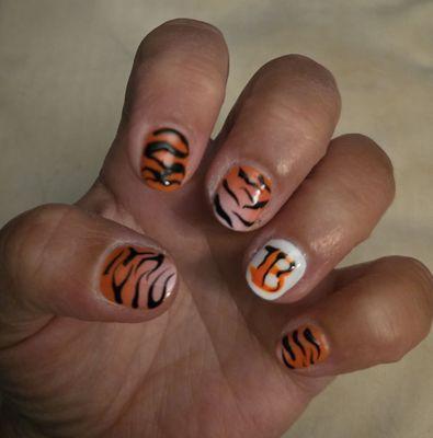 Cincy Bengals tiger theme