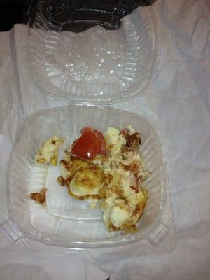 Here is the omlette I referenced in my 11/12/2012 review. You impressed?