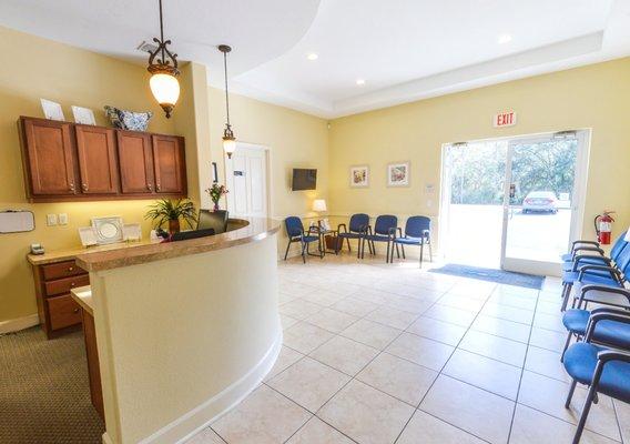 Bay Dermatology lobby in Homosassa, FL