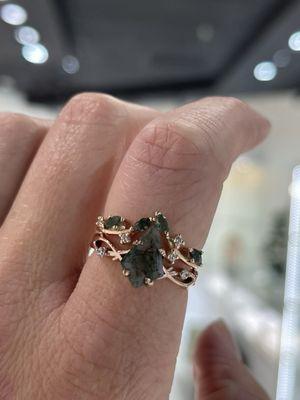 Custom made wedding set