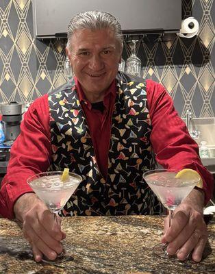 Carm makes a mean Martini!