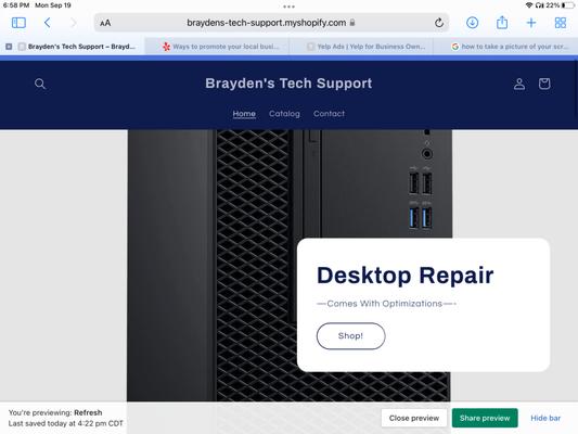 Brayden’s Tech Support