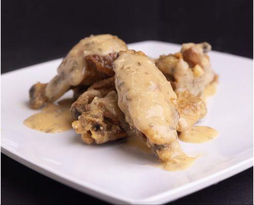 Garlic Parmesan wings