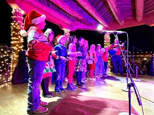Performing on the Mesilla Plaza