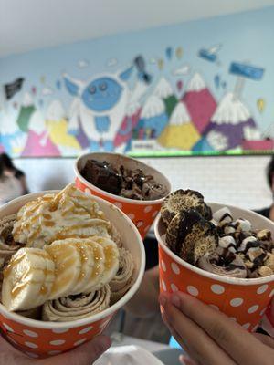 Cafe' Caramel, Rocky Road, & Mud Pie