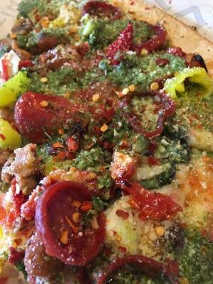 That pesto after-bake is everything.