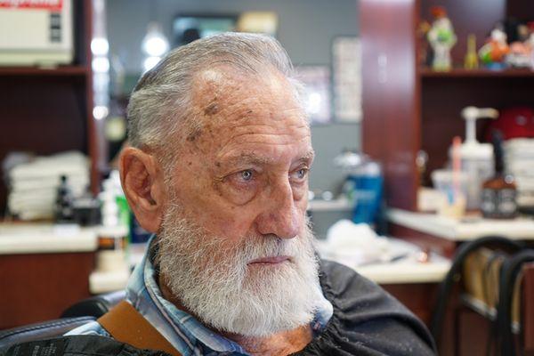 Traditional Mens Haircut and Beard by Cesar