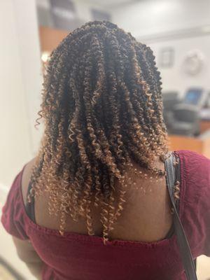 Back Veiw of Crochet Style.