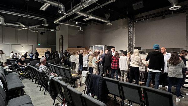 Fire tunnel at Presence OC