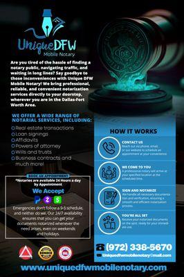 Unique DFW Mobile Notary