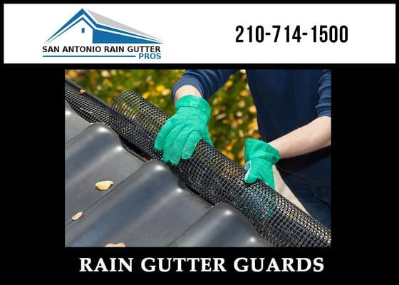 Rain gutter guards