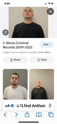 Booking photo of Anthony Y. beware.