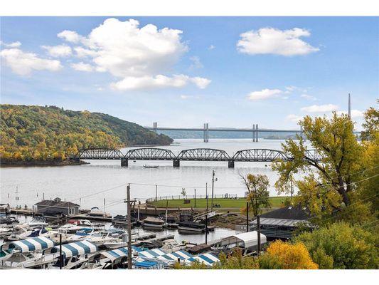 Downtown Stillwater and Lift Bridge as see from the 501 Main St. Condos