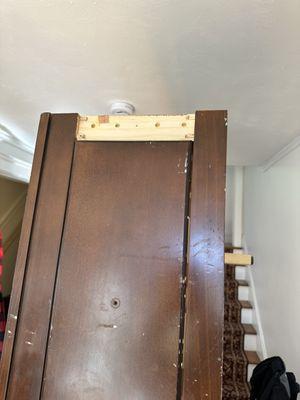 My son's bed from two men and a truck, broken.