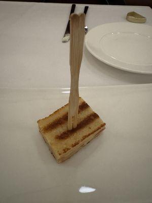 Gruyère panini amuse-bouche