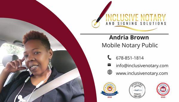 INSS provides mobile notary services to Atlanta and surrounding areas. Our vision is to help you move forward with your important documents.