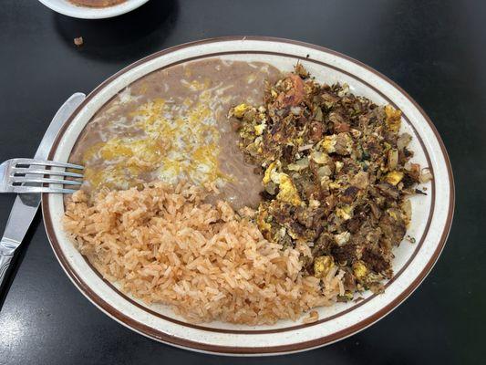 Machaca and Eggs