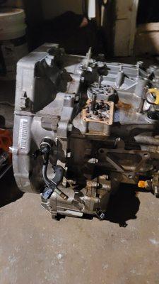 recognized it because of the serial number and the smashed guide pins This guy took parts out of it.