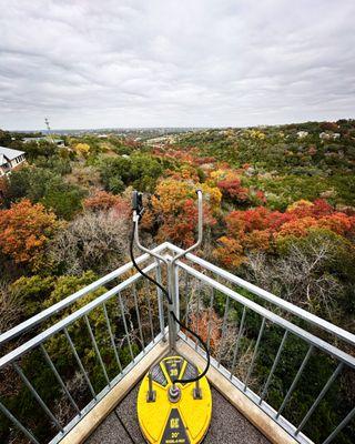 A beautiful view of the Austin hills