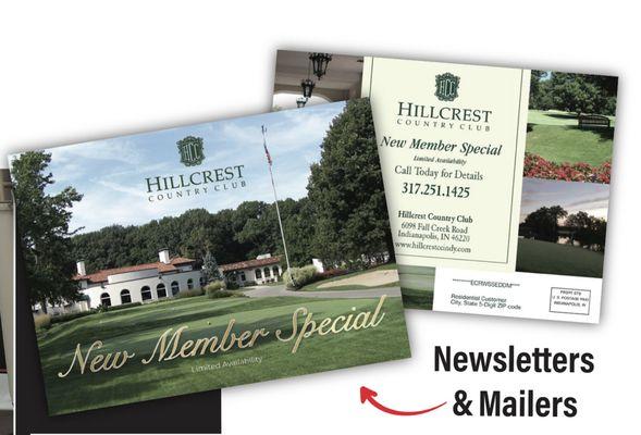 Newsletters and Mailers