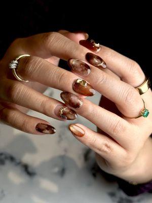 Japanese gel overlay -Please text me to book 3236818588 instagram @erikabeautyartistry